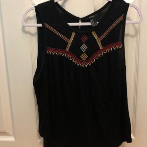 💜2 FOR $10💜 Tribal Stitched Tank Top Forever 21